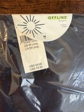 aerie OFFLINE Hi-Rise Long Leggings in black